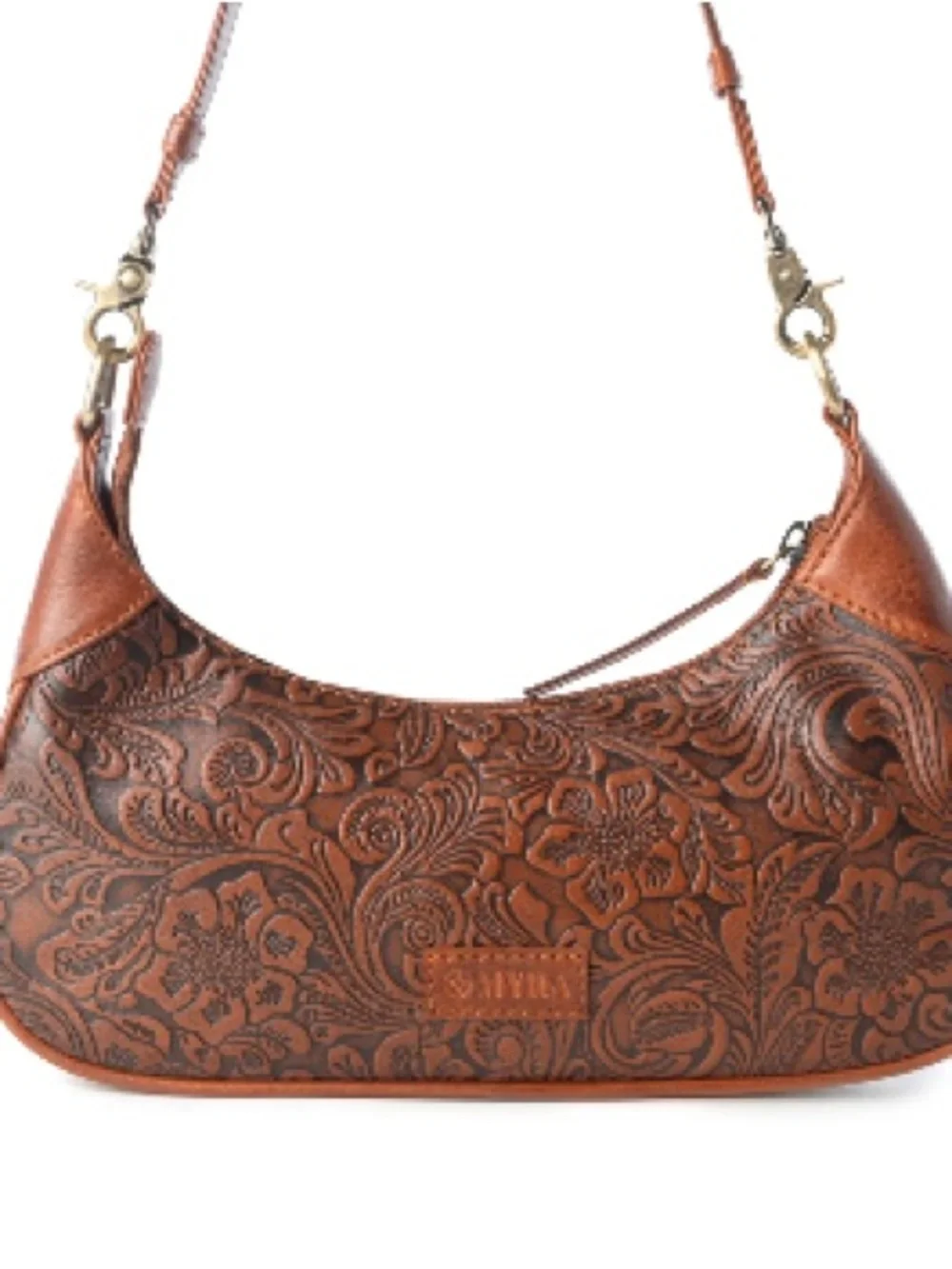🆕 Myra Bag - Heritage - Vine Embossed - Hand-Tooled Shoulder Bag - 3 Colors